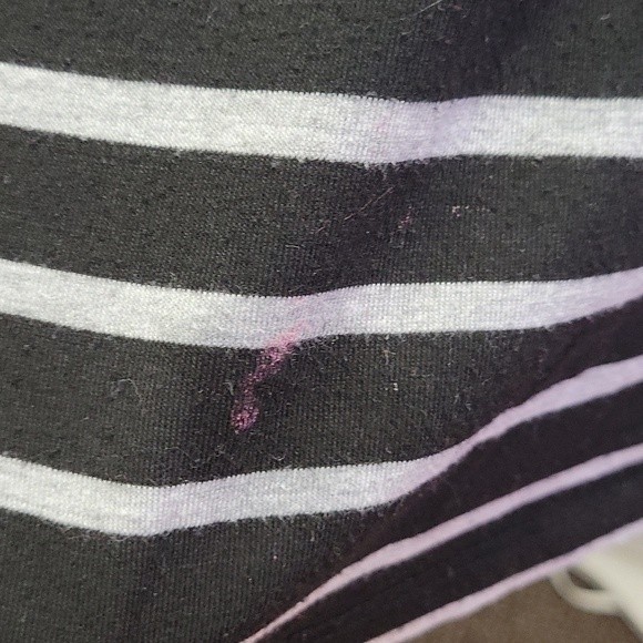 Avenue Gray and Black Stripes Tunic Top Plus Size 30/32 - Picture 7 of 8